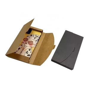 custom empty cell phone cover packaging boxes kraft paper mobile phone case packing box