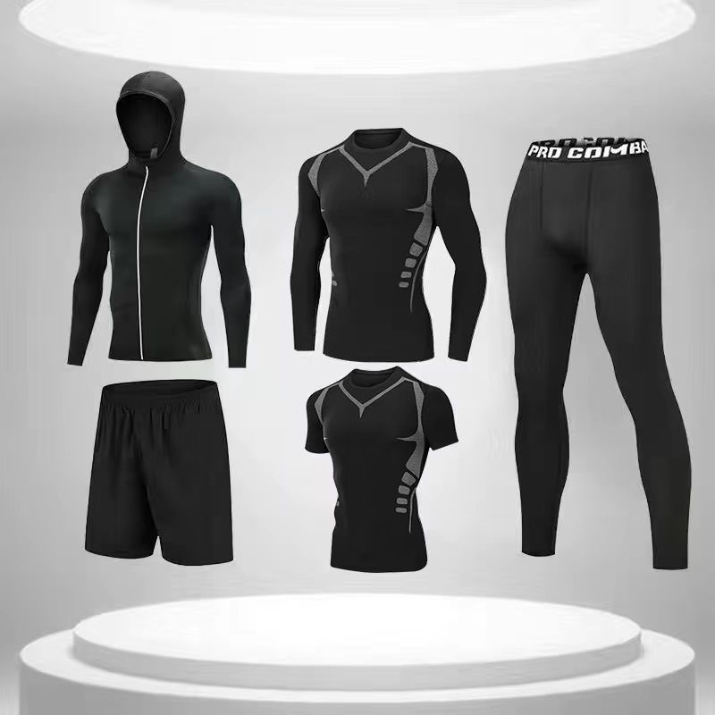 High Quality Men Quick Dry  T Shirt Sports Wear Track Suit Sportswear ensembles pour hommes Sweatsuit Jogging Tracksuits Set