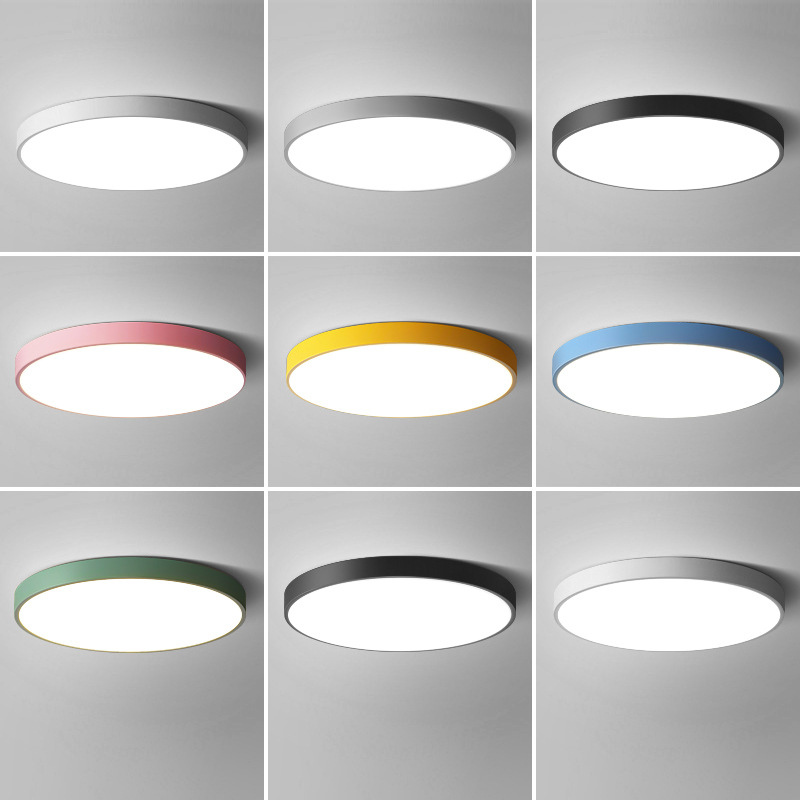 Nordic disc led ceiling light round ceiling led light for bathroom