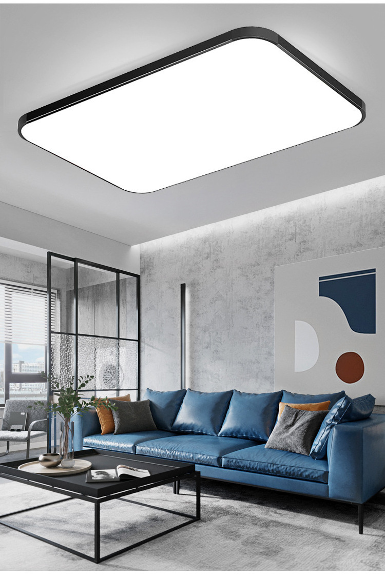 Led Ceiling Lamps Ultra Thin Round Square Panel Ceiling Lights Moden Living Room Bedroom Balcony Loft Ceiling Lamp Light Fixture