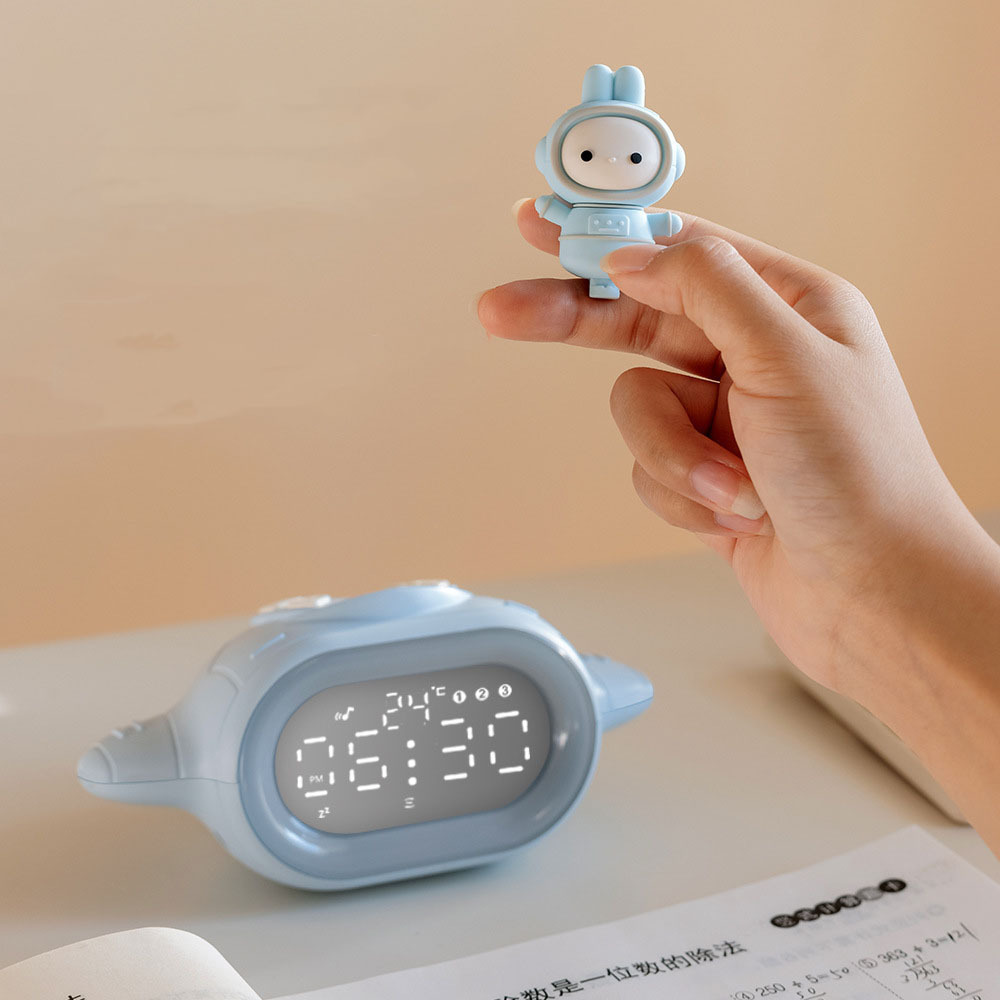 New smart creative alarm clock students children bedroom timer countdown multifunctional children's clock with night light