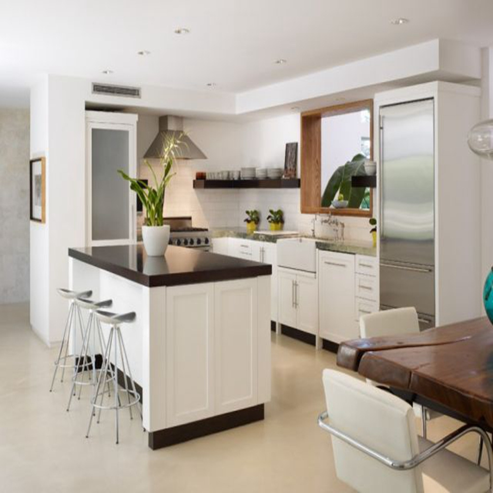 Luxury Solid Wood Modern Design Shaker US Australia White Kitchen Furniture Dahlia Kitchen Cabinets with Blum Accessories