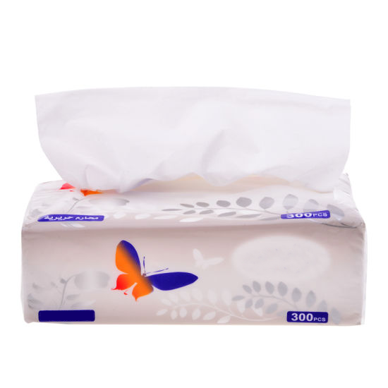 Soft pack custom printed white color toilet tissue paper facial tissue