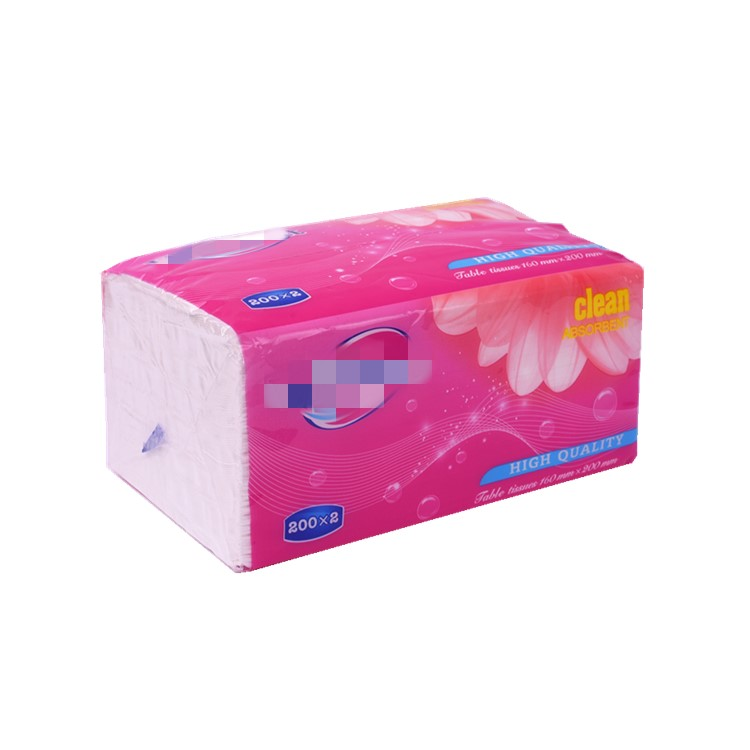 Soft pack custom printed white color toilet tissue paper facial tissue