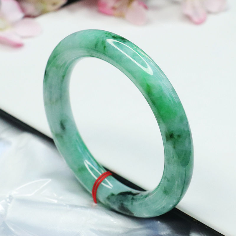 Yanyu Natural Genuine Green Jade Bracelet Myanmar Jade Gem Jewellery FC2082209