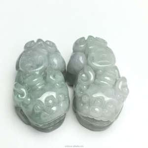 Certified Grade A Burma Jade And Brave Pendant  Jadeite Craft Weaving DIY Jewelry Accessories Pendant Manufacturers Wholesale