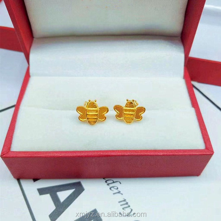 Gold Plated Leaf Earrings Euro Coin Gold Jewelry Fox Earrings Exquisite Craftsmanship Gold Ladies Jewelry