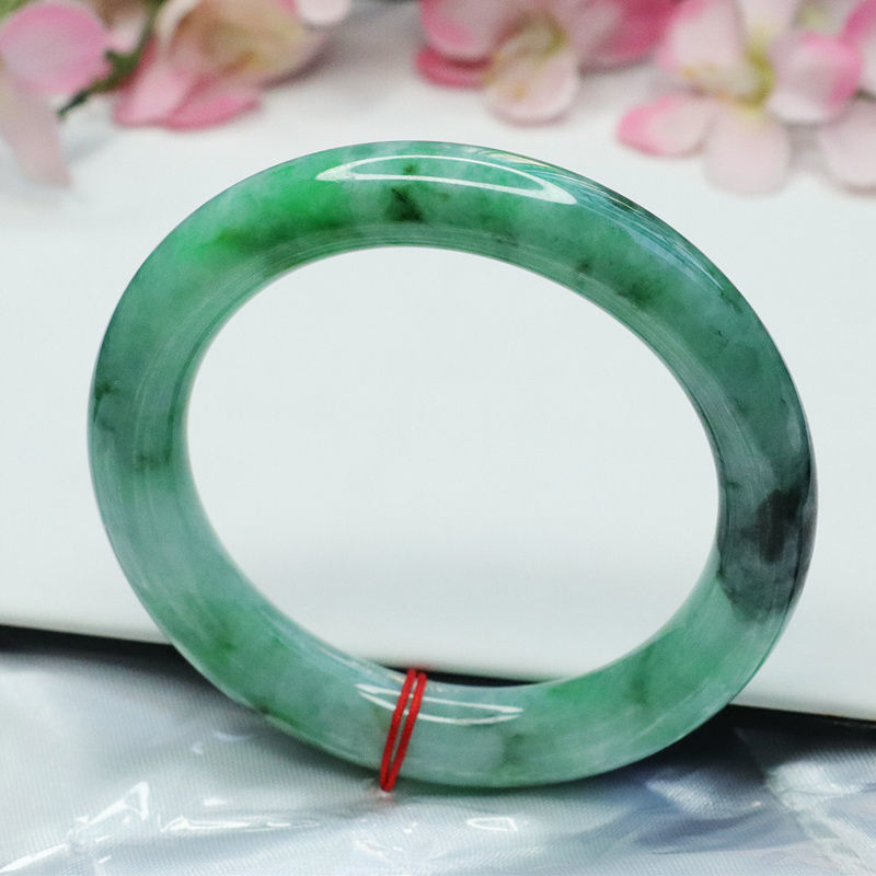 Yanyu Natural Genuine Green Jade Bracelet Myanmar Jade Gem Jewellery FC2082209