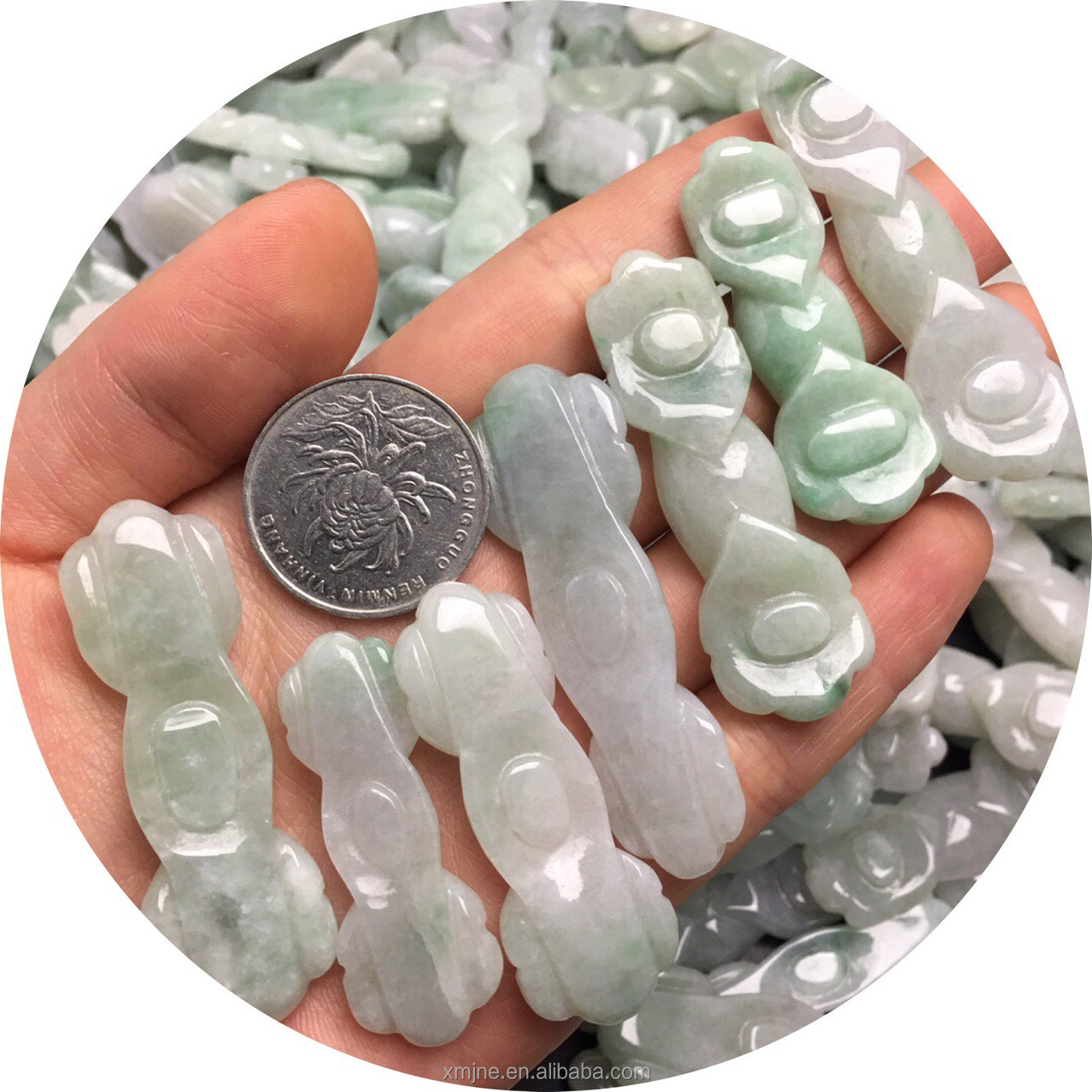 Certified Grade A Myanmar Jadeite  Wishful Jade Pendant Pendant Jade Handicraft Factory Wholesale