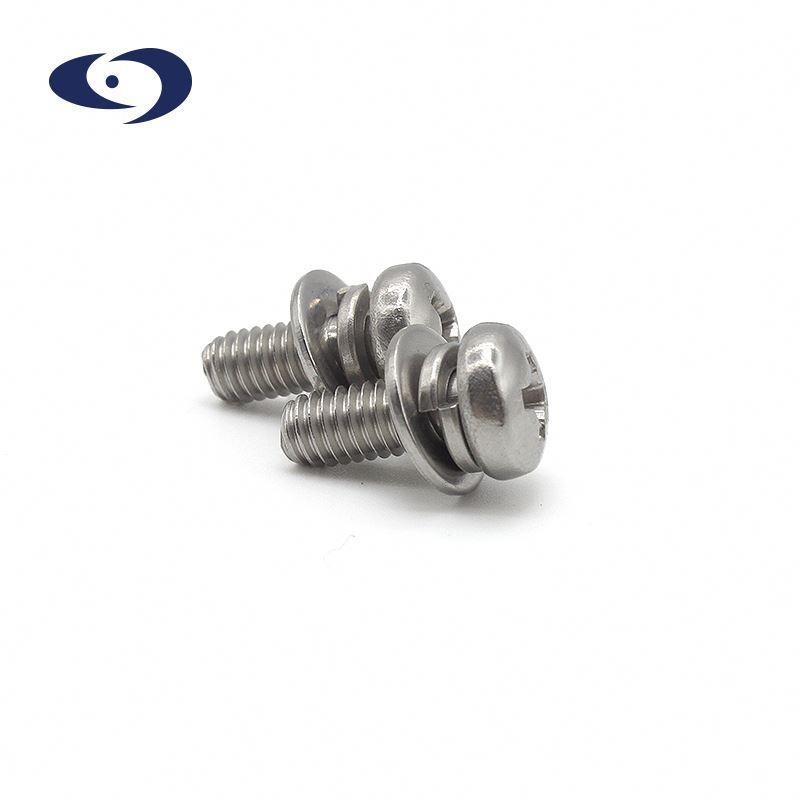 Steel Phillips Pan Head Combination Screw With Washer