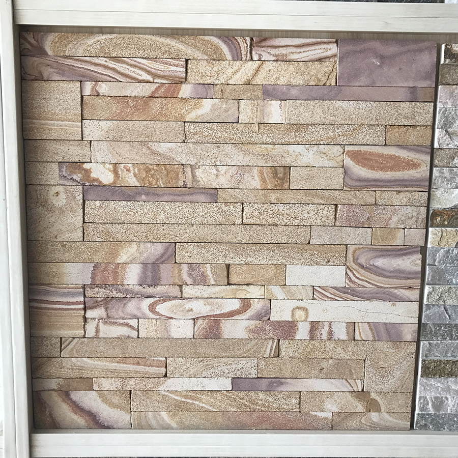 Natural Stone Wall Panels Interior Exterior Wall Cladding Slate Sheets