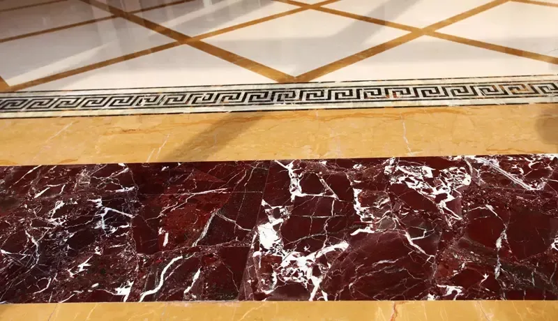 Wholesale Natural Rosso Levanto Marble Red Marble  For Countertop Floor Tile Background Wall Stairs Bathtub Basin