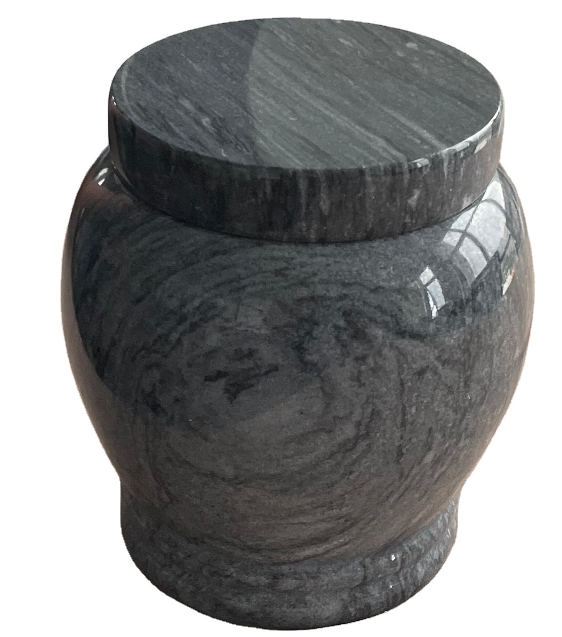 New Design Funeral Cemetery Customized Cremation Urn Marble Cremation Urn Grey and White Best Wholesale Hot Sale Adult Metal