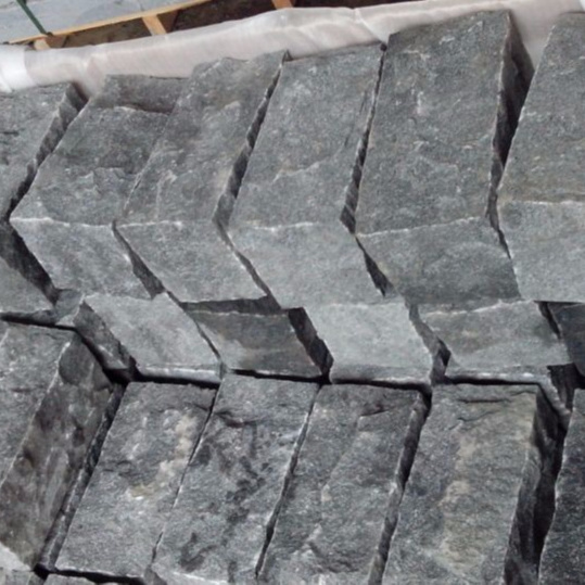 Wholesale Cheap Dark Gray Padang Black G654 Grey Outdoor Driveway Granite Block Paving Stone