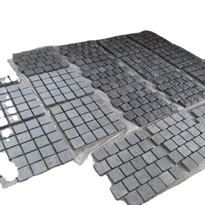 Wholesale Cheap Dark Gray Padang Black G654 Grey Outdoor Driveway Granite Block Paving Stone