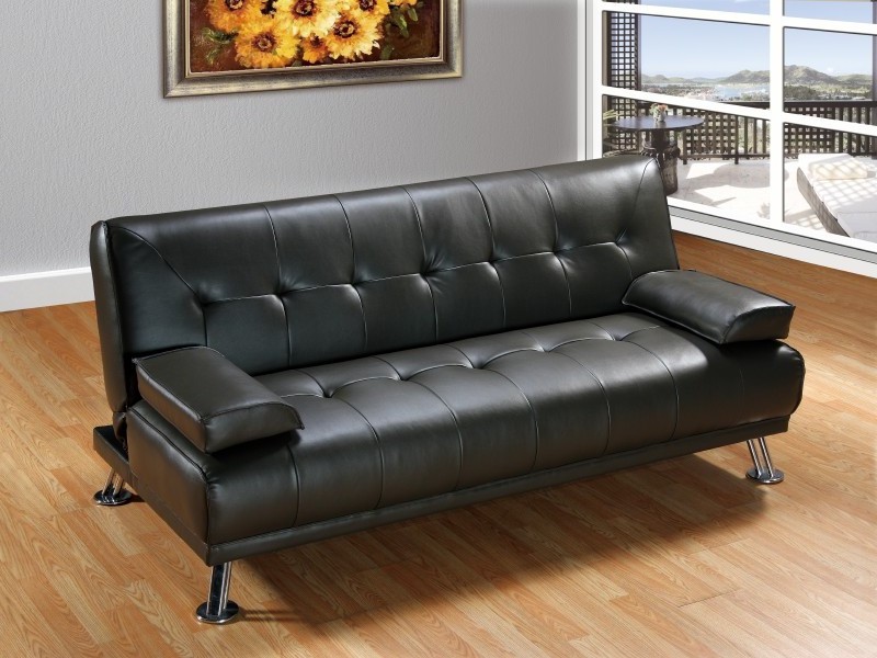 Leather transformer click clack sofa bed malaysia