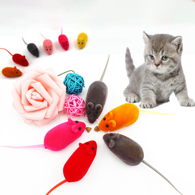 Good Quality Pet Products Little Mouse Cat Toys Simulated Sounding Mouse Cat Teaser Toy