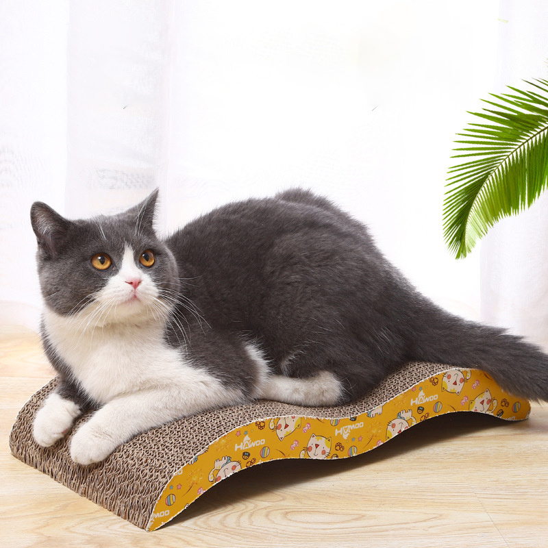 Cat Supplies Extra Large Corrugated Cat Scratching Board Simple Grinding Claws Cat Scratching Board