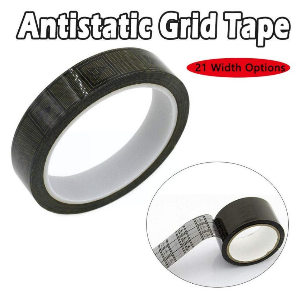 ESD Double-sided Grid Tape Black OPP Anti Static Tape For Electronic Components Parts