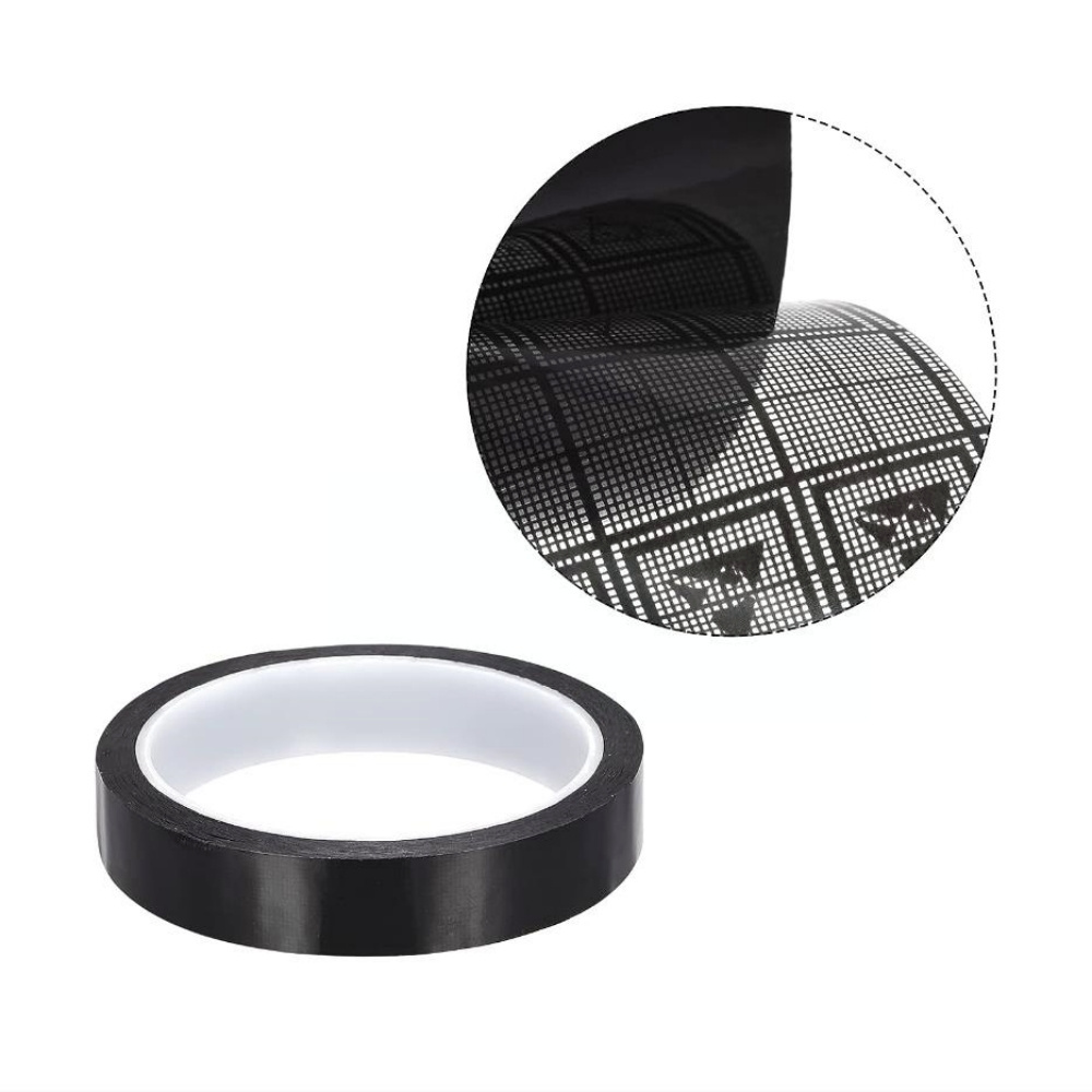 ESD Double-sided Grid Tape Black OPP Anti Static Tape For Electronic Components Parts