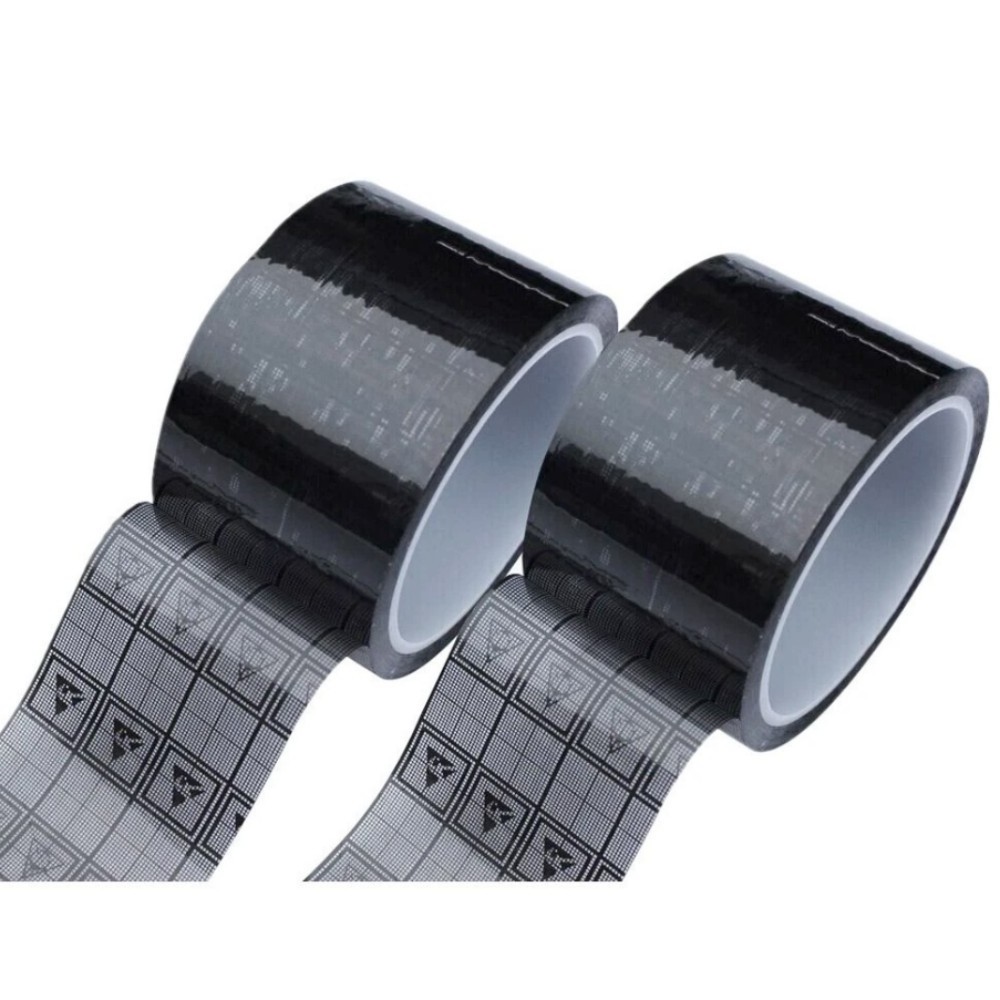 Cheap factory price Brown Black Single double Side OPP PET Film ESD Shielding Conductive Antistatic Grid Adhesive Tape