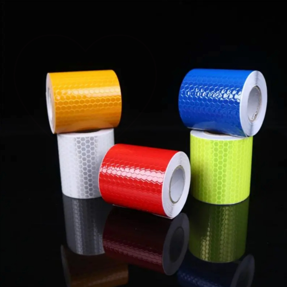 Safety Mark Reflective Tape Stickers Car Styling Self Adhesive Warning Tape Automobiles Motorcycle Reflective Film