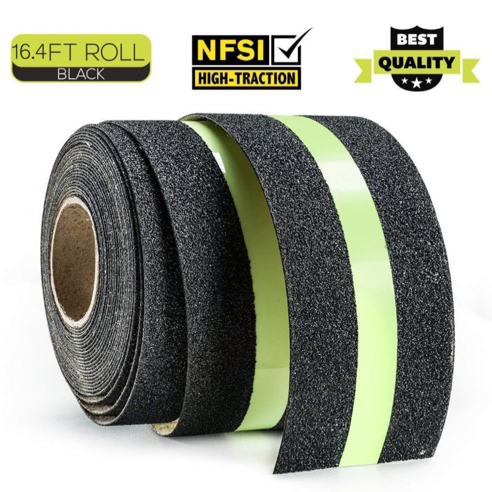 Wholesale Custom Waterproof Anti Slip Rubber Tape For Stairs Steps Ramp Ladders Anti Skid Tape Nonslip Tape