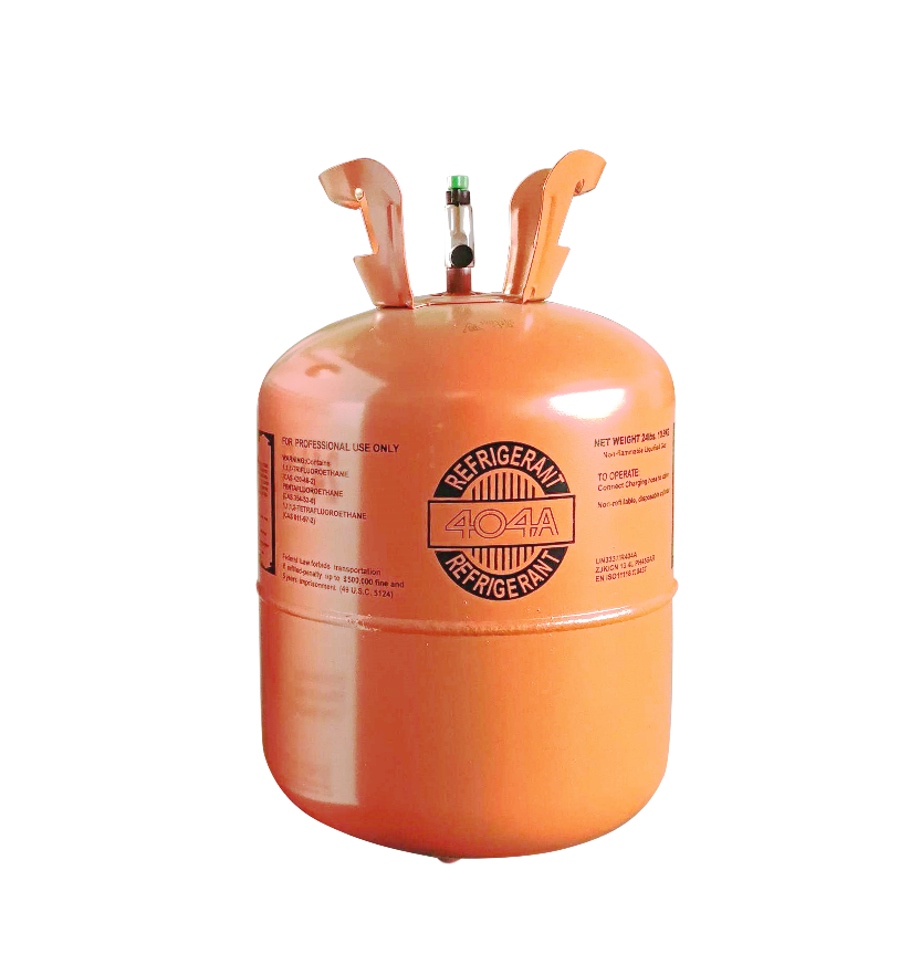 Eco-friendly Cooling gas r404a refrigerant 9.5 kg Cylinder Package 404a with 99.9% high purity for sale