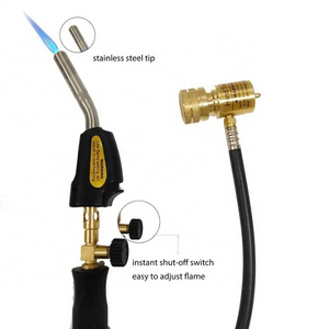 Automatic Ignition Gas Welding Torch Portable Soldering Brazing HVAC Oxygen Free Gas Welding Torch 1.5M Hose