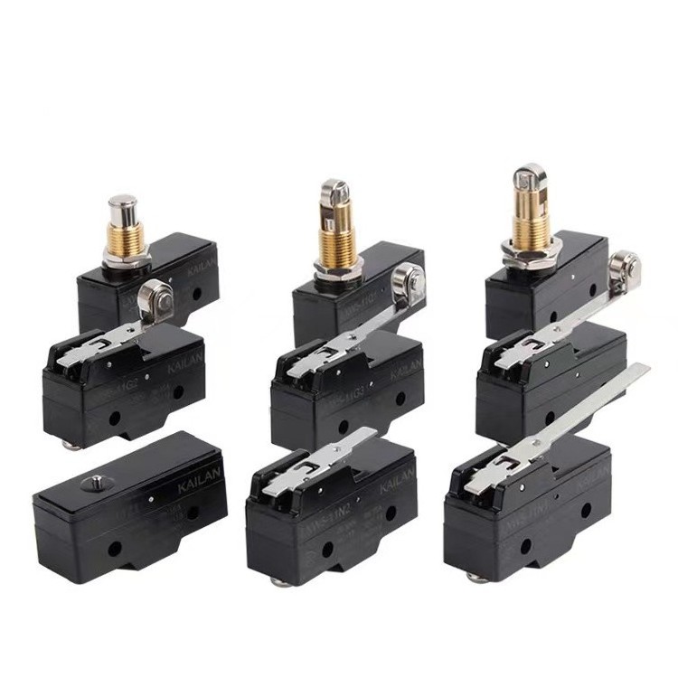 Push Button Msw micro travel limit switch limit micro switch with momentary metal button 1no 1nc