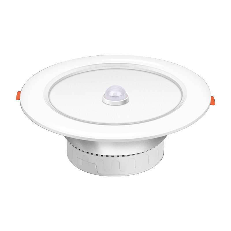 PIR Motion Sensor LED Downlight Control Recessed Ceiling Light Radar Spotlight 5/9/12/18W Induction Round Panel Indoor Lighting