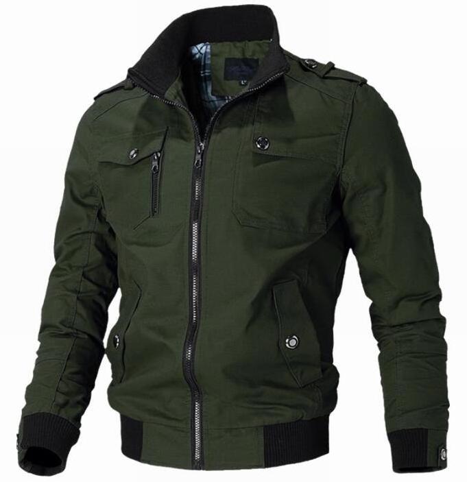 Jacket Men Fashion Casual Windbreaker Jacket Coat Autumn Winter New Hot Outwear Slim Jacket