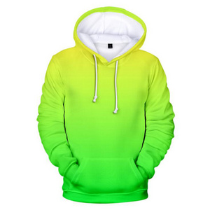 Autumn Neon Green Hoody Men Sweatshirts Harajuku Customization 3D Hoodie Sweatshirt Street Colorful Print Hip Hop Hoodies