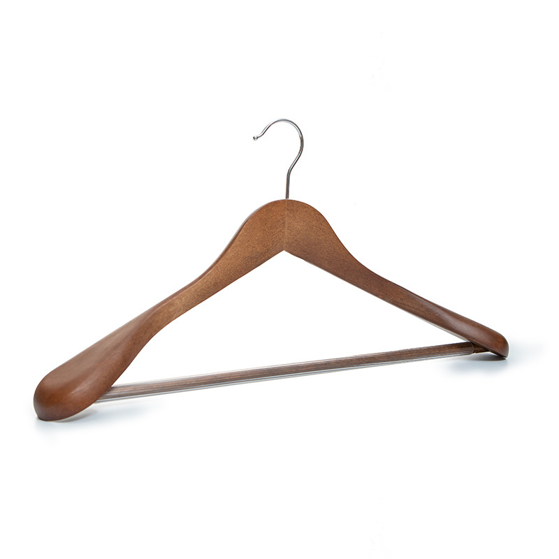 Hot Sale Heavy Duty Office Hangers Wood Wholesale Wooden Stand Coat Hanger