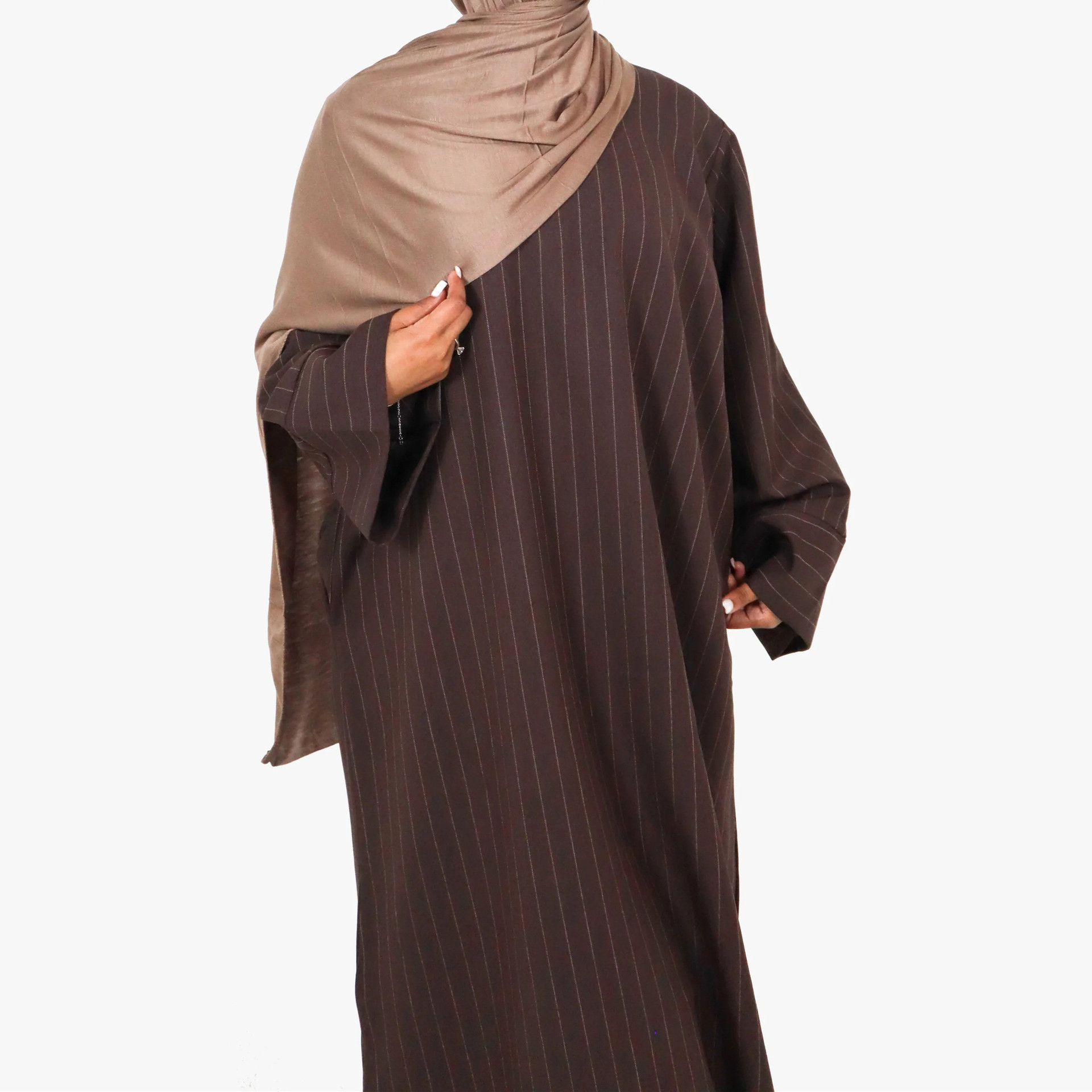 2023 Wholesale Colorful New Women Muslim Abaya Long Maxi Dresses Stripe Dubai Ramadan Kaftan Islamic Arab Clothing