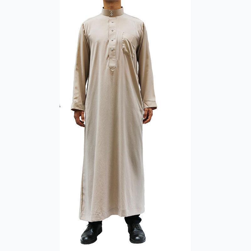 Wholesale Moroccan Abaya Muslim Silk Jubba From Yemen Islamic Punjabi Kurta Pajama Thobe Al Noor Fabric For Arab Men Wholesale