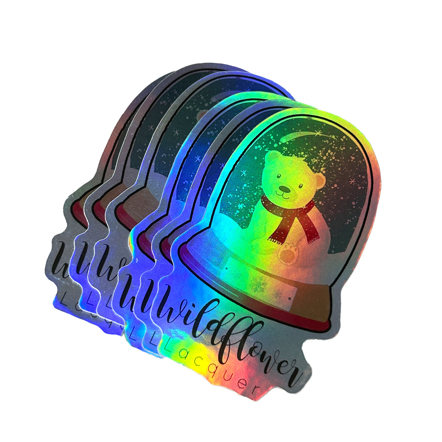 Waterproof 3D Decorative Stickers Custom Hologram Holographic Sticker For Promotion