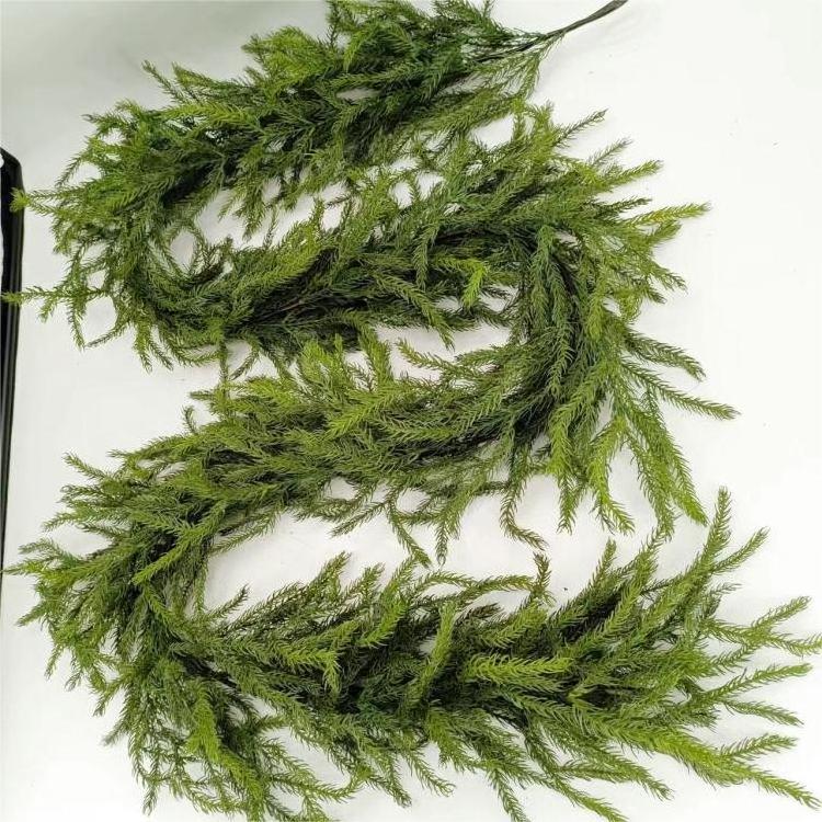 Wholesale Factory 9 FT real touch Pine garland New Hanging Cedar Rattan Artificial Plant