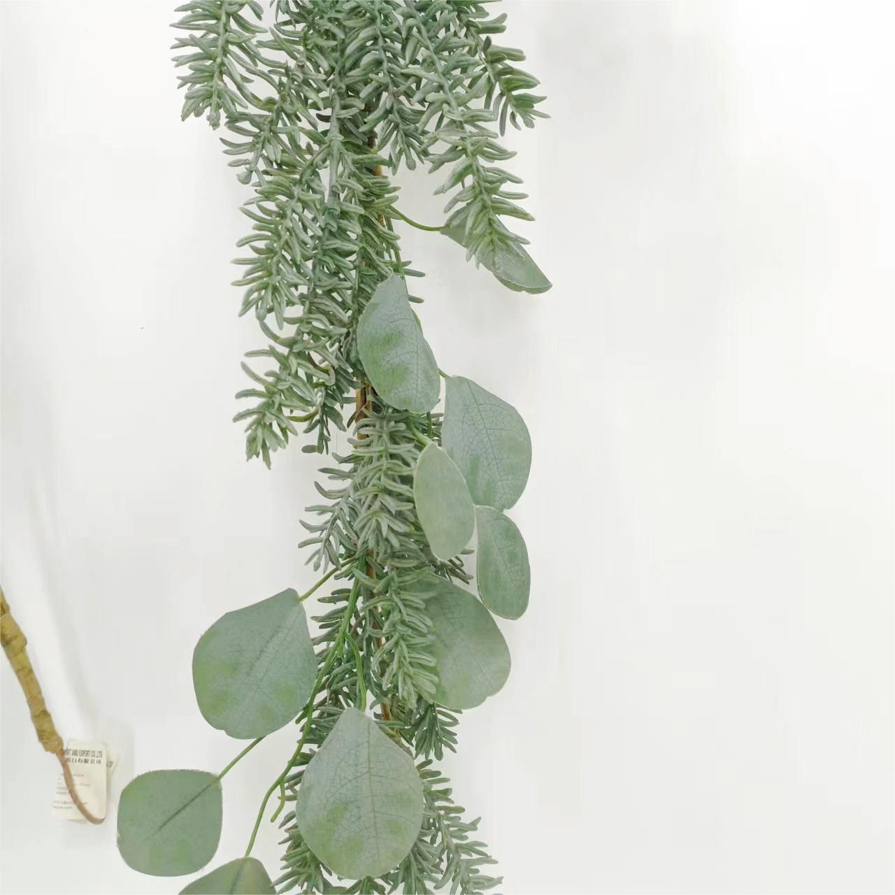 Fir Pine stems Eucalyptus leaf garland New Hanging Cedar Rattan Artificial Plant