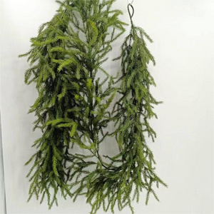 Wholesale Factory 9 FT real touch Pine garland New Hanging Cedar Rattan Artificial Plant