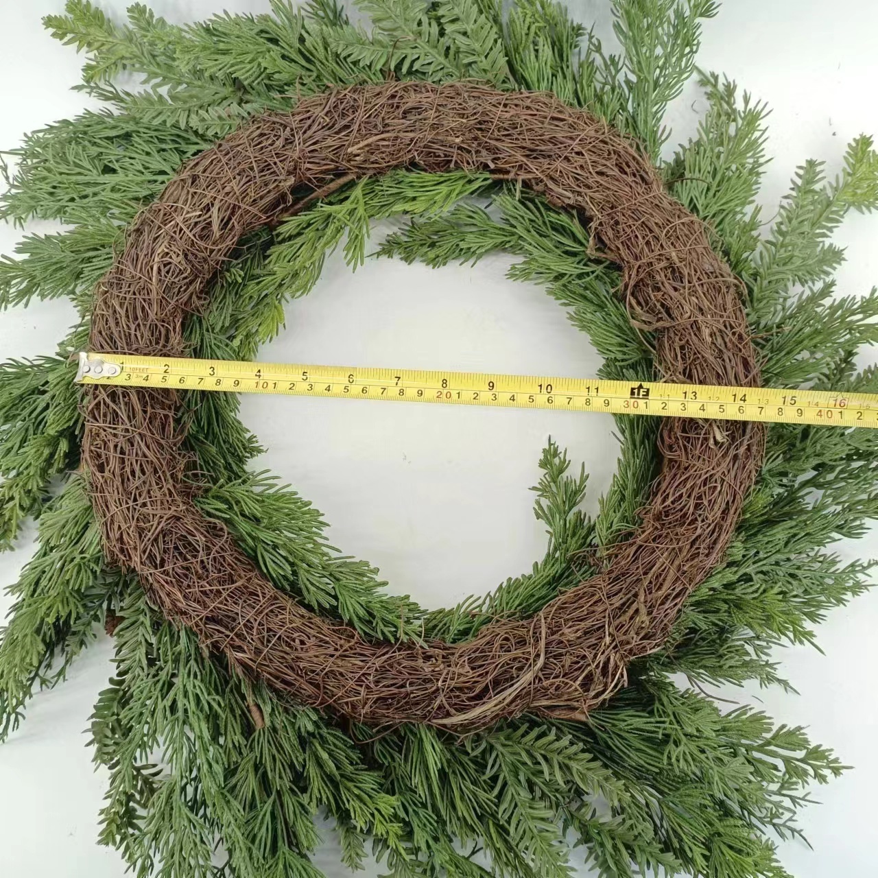 High quality artificial cedar wreaths with pine needles and cypress leaves