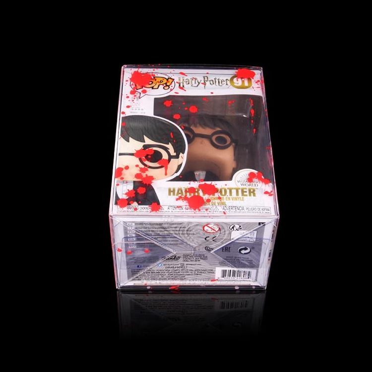 Factory Wholesale Blood Printing 0.5mm 0.6mm Funko Pop Case Custom Plastic PET Boxes Funko Protector Pop