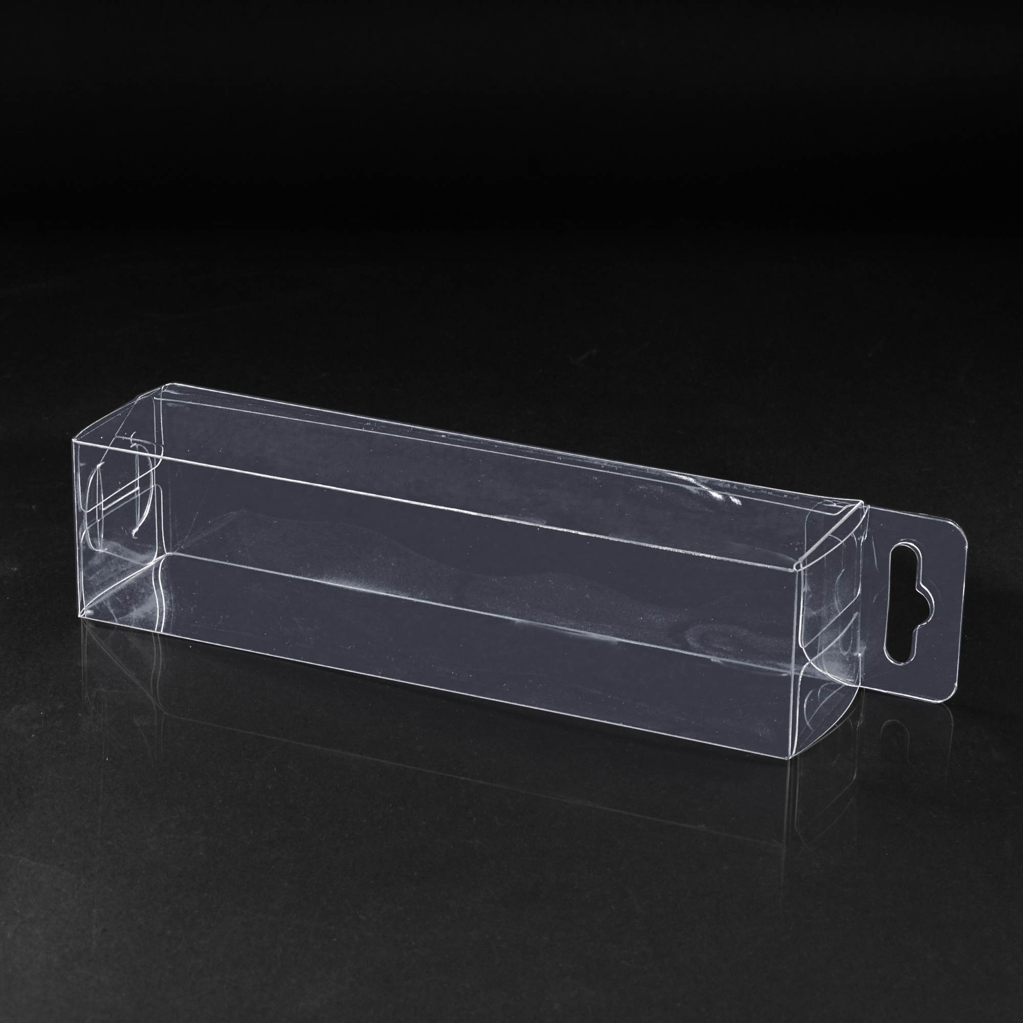 Cheap foldable clear transparent hard plastic packaging box for gift toys food packaging