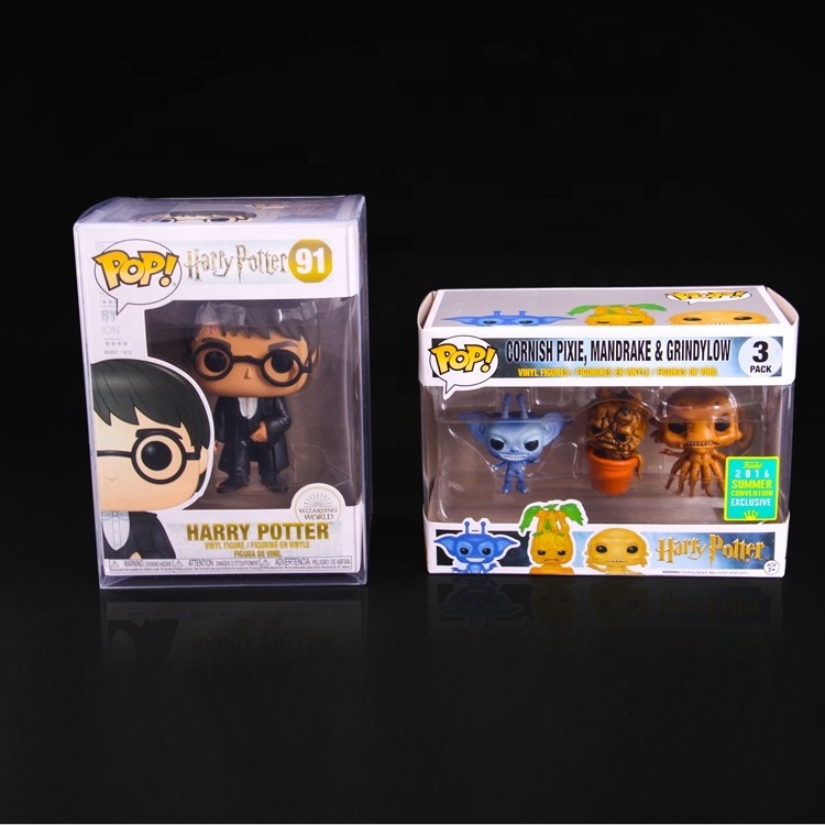 Custom 4 Inches  0.5mm Funko Pop Display  Protector  Hard Case Funko Pop Toy Collection Protector Box