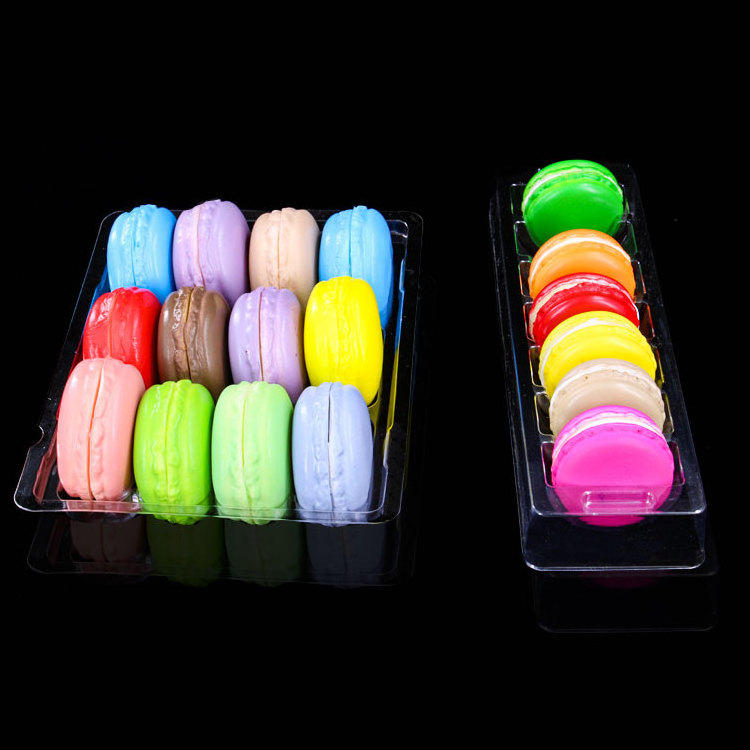 Macaron Packaging Macaron PET Food Grade Plastic Macaron Trays Pastry Packaging