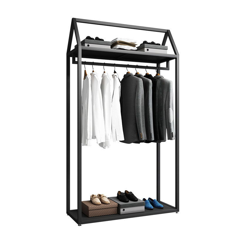 Kainice Factory stand hanger clothing shops display stands display accessories metal frame t shirt display frame garment rack