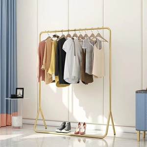 Kainice Clothing Store Interior Design Triangle Tree Shaped Shelves Coat Rack Tree Hat Garment Coat Hanger Gold Display Rack