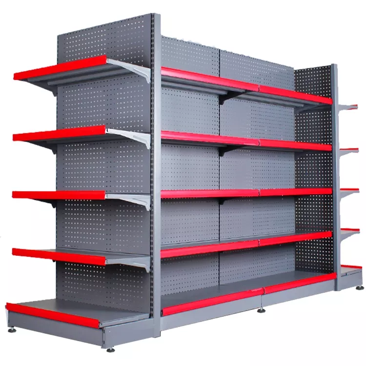 Supermarket Store Kanice Shelf Convenience Store Gondola Rack Display Steel Groceries Shelves Racking and Shelving