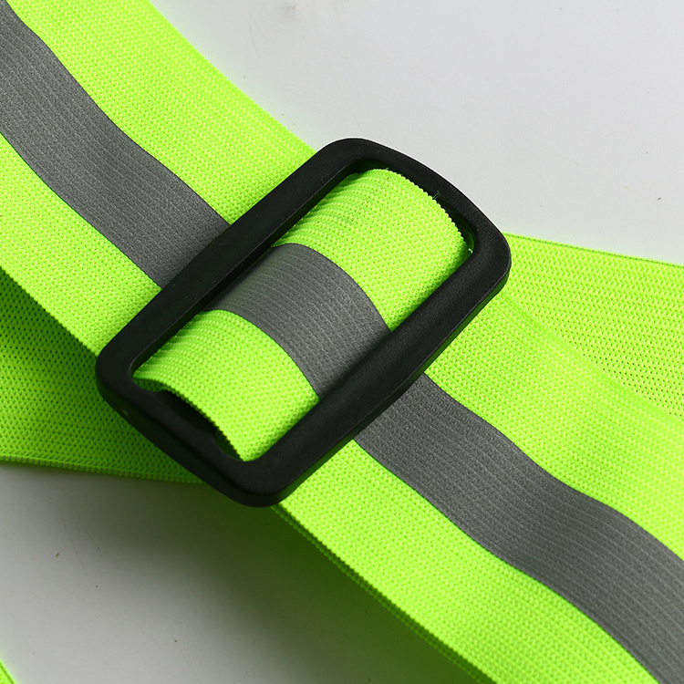 Professional Adjustable Bicycle Elastic Safety Reflective Vest Running Belts