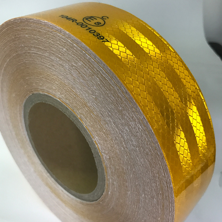 Edge Reflective Truck Vinyl Tape Retroreflective Sheeting Tape Reflector Safety Stripe